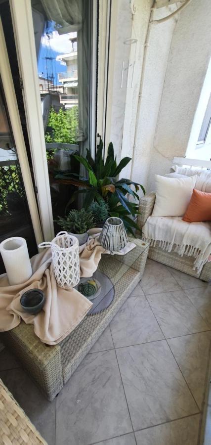 Sea View Across The Golden Bay Beach, Cosy Sunny, Spacious In Aretsou Kalamaria *