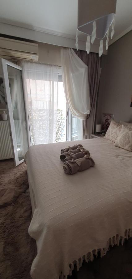 Sea View Across The Golden Bay Beach, Cosy Sunny, Spacious In Aretsou Kalamaria * Thessaloniki